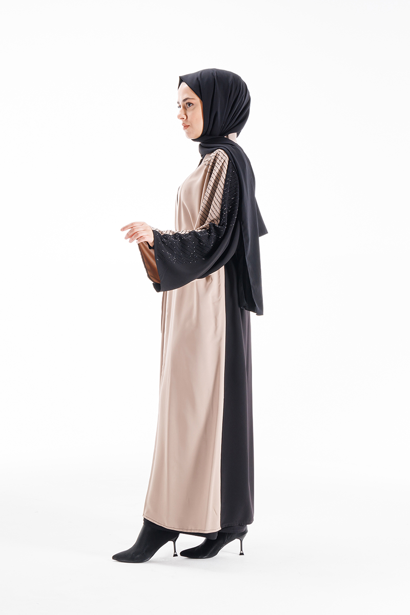 Etrucci Hu132 Siyah Abaya