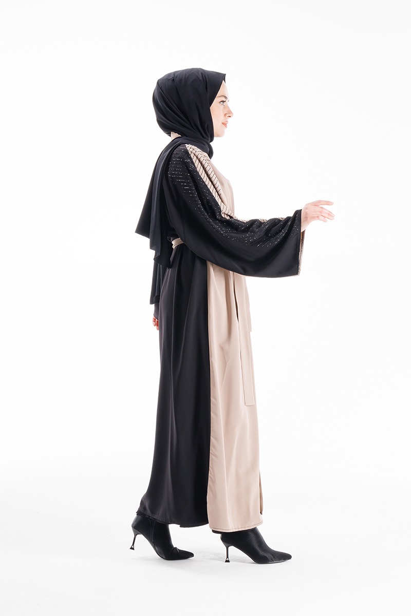 Etrucci Hu132 Siyah Abaya