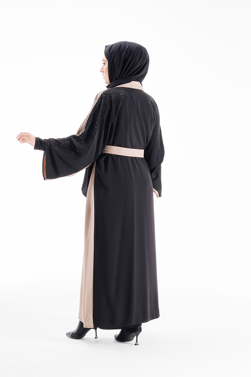 Etrucci Hu132 Siyah Abaya