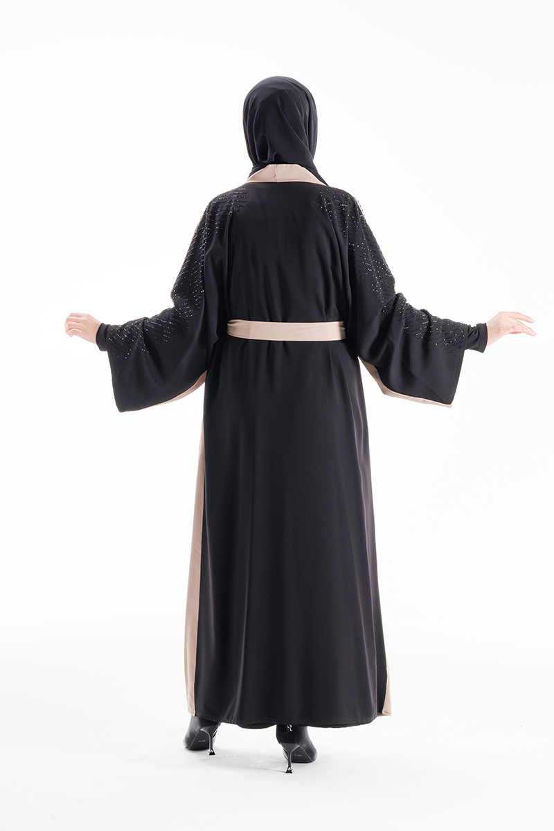 Etrucci Hu132 Siyah Abaya