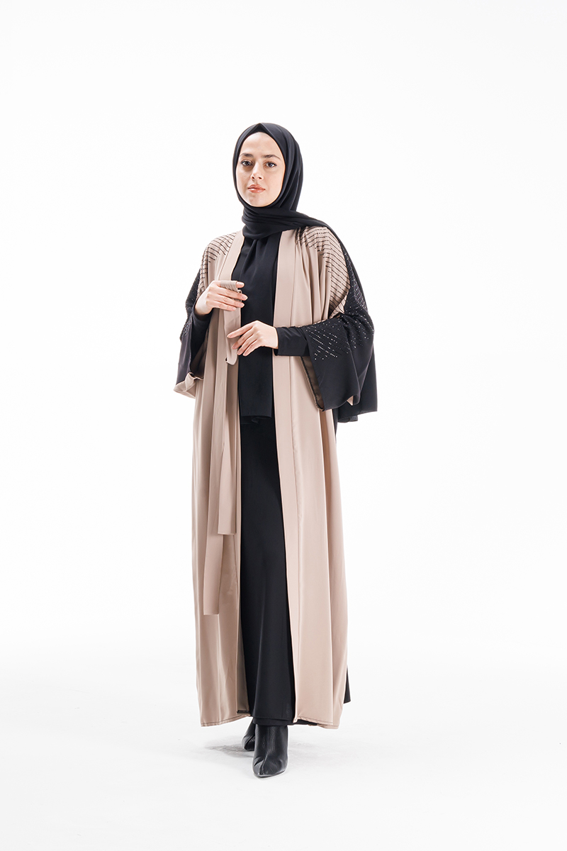 Etrucci Hu132 Siyah Abaya