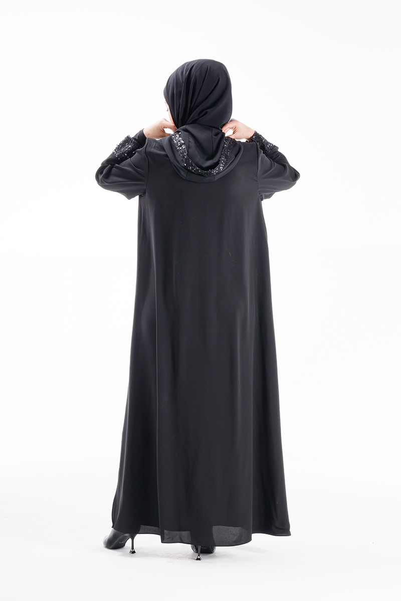 Orhan 10-1143 Siyah Abaya