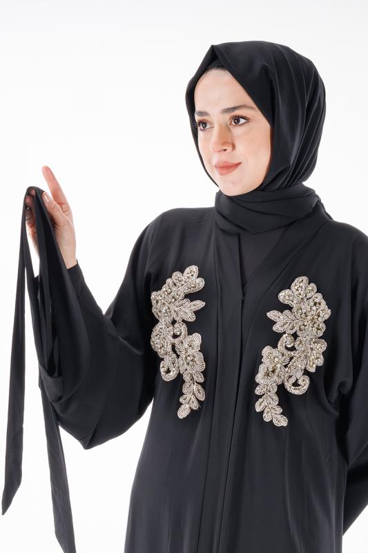 Hatice Ulaş Ha04 Siyah Abaya