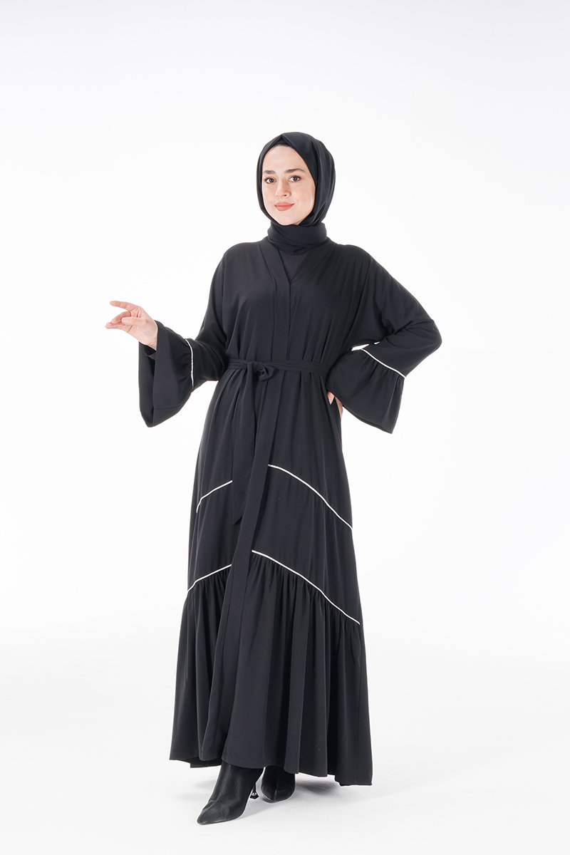 Hatice Ulaş Zh18 Siyah Abaya