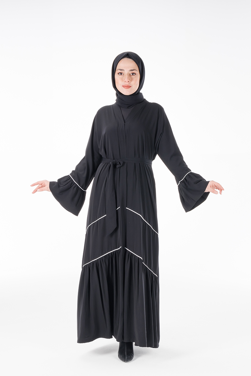 Hatice Ulaş Zh18 Siyah Abaya