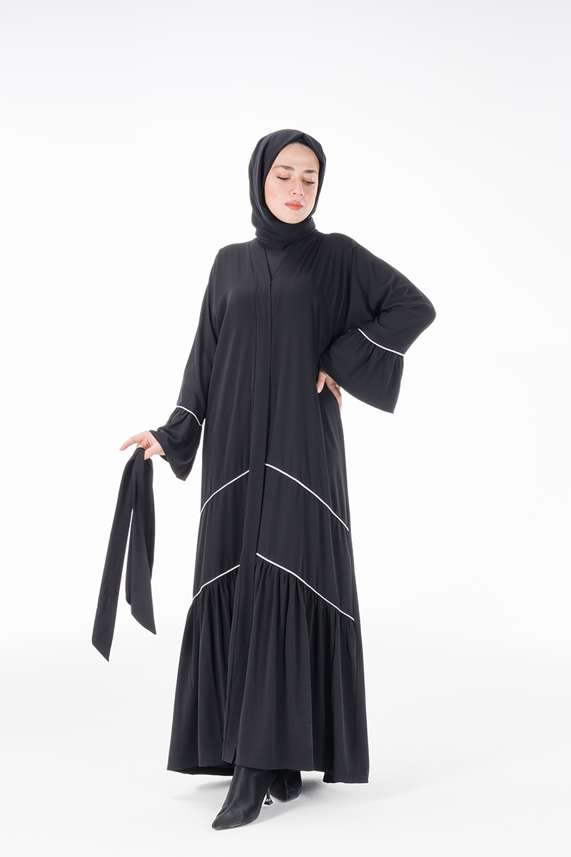 Hatice Ulaş Zh18 Siyah Abaya