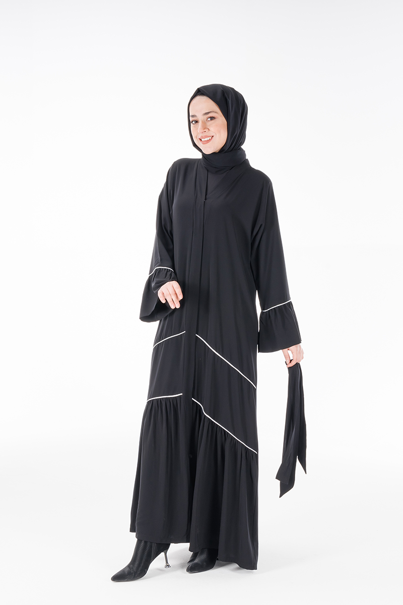 Hatice Ulaş Zh18 Siyah Abaya