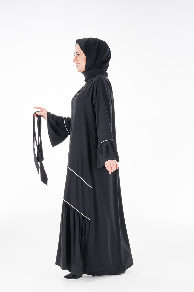 Hatice Ulaş Zh18 Siyah Abaya