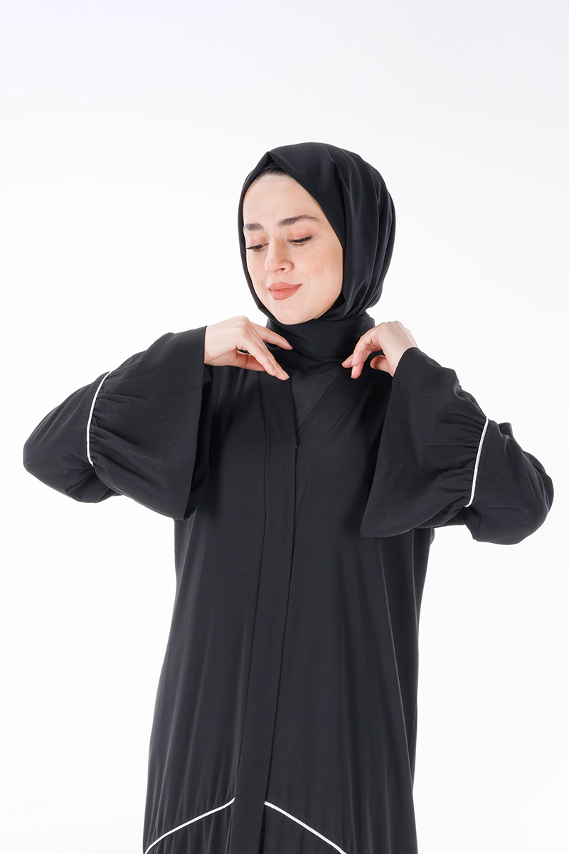 Hatice Ulaş Zh18 Siyah Abaya