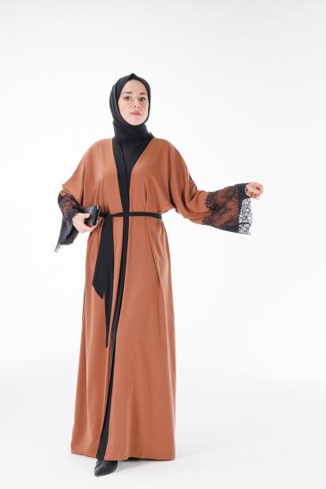 HATİCE ULAŞ ZH16 ÇİFT RENKLİ ABAYA