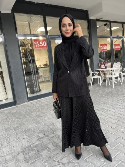 Myred Siyah Blazer Çeketli İkili Takım 50224